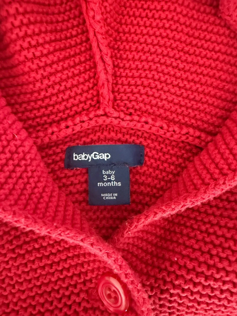 Baby gap knit sweater 3-6 month